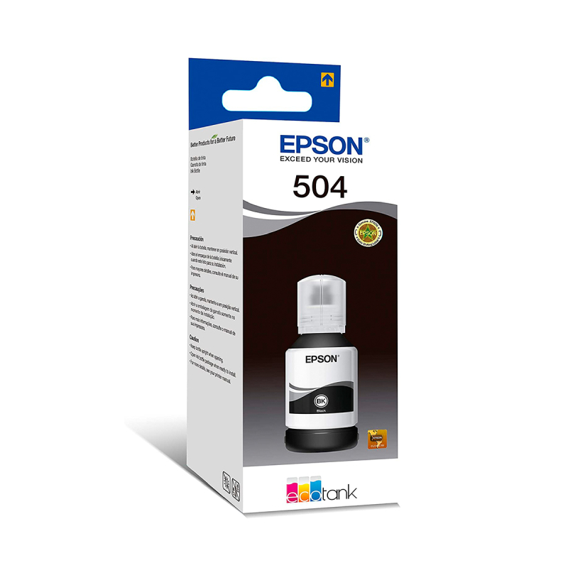 TINTA EPSON 504 NEGRO PARA SISTEMA CONTINUO ECOTANK