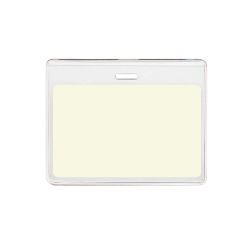 FUNDA HORIZONTAL TRANSPARENTE DOBLE SLOT CR-80