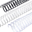 ESPIRAL PLÁSTICO 12 mm - Pack x100