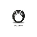 ESPIRAL PLÁSTICO 12 mm - Pack x100