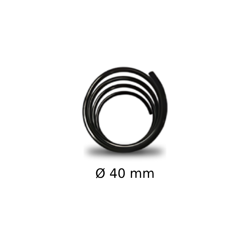 ESPIRAL PLÁSTICO 40mm - Pack x20