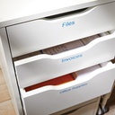 CINTA COMPATIBLE  DM1 53711 24mm x 7m Azul/Transparente