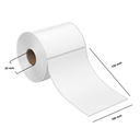 ETIQUETAS BOPP 100mm x 150mm x 300 unidades - Buje 25mm