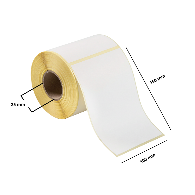 ETIQUETAS TÉRMICAS DIRECTA100x150mm x500 unidades