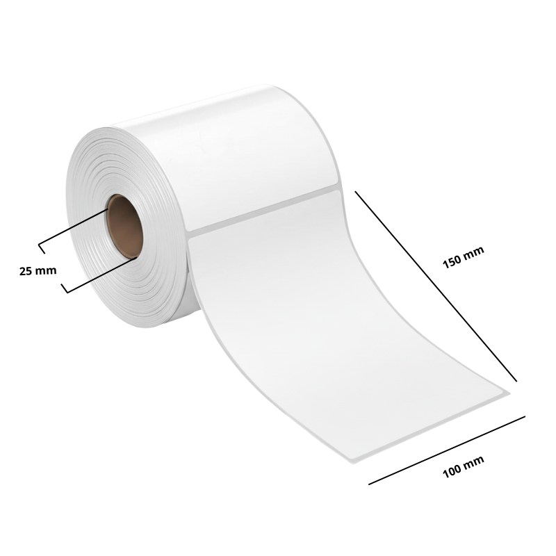 ETIQUETAS PP SYNTHETIC LABEL 100x150mm x500 unidades