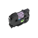 CINTA BROTHER TZe-MQF31 12mm x 4mts NEGRO/LILA