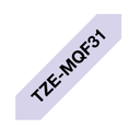 CINTA BROTHER TZe-MQF31 12mm x 4mts NEGRO/LILA