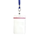 CORDÓN PLANO PARA COLGAR ID / BROCHE METÁLICO
