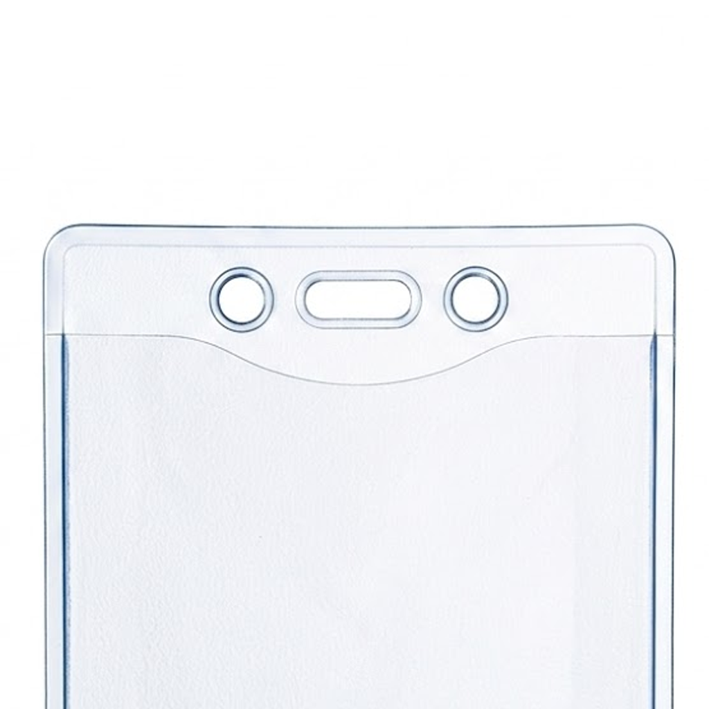 FUNDA VERTICAL TRANSPARENTE DOBLE SLOT CR-80