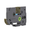 CINTA BROTHER TZe-MPGG31 12mm x 4mts NEGRO/DORADO GEOMÉTRICO 