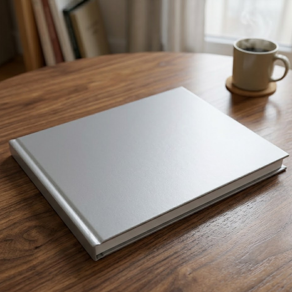 PRO PHOTOBOOK A4 LAND 5MM PLATEADA LAB