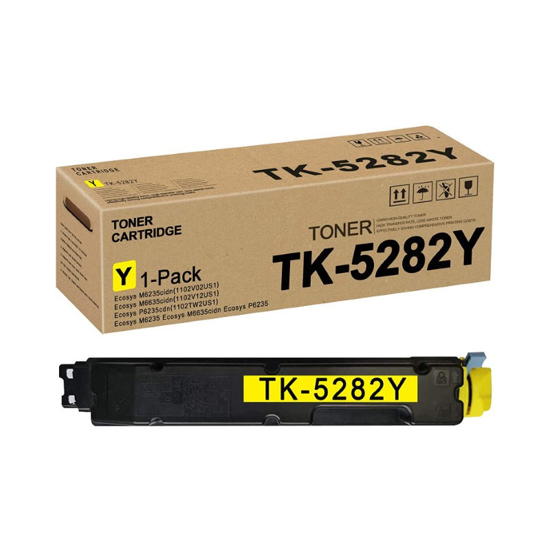 TONER KYOCERA TK5282 M6235 P6235 6635 AMARILLO - 11.000 copias
