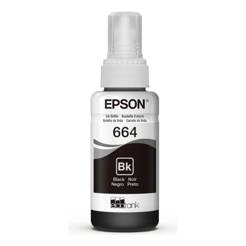 BOTELLA DE TINTA EPSON 664 NEGRO 