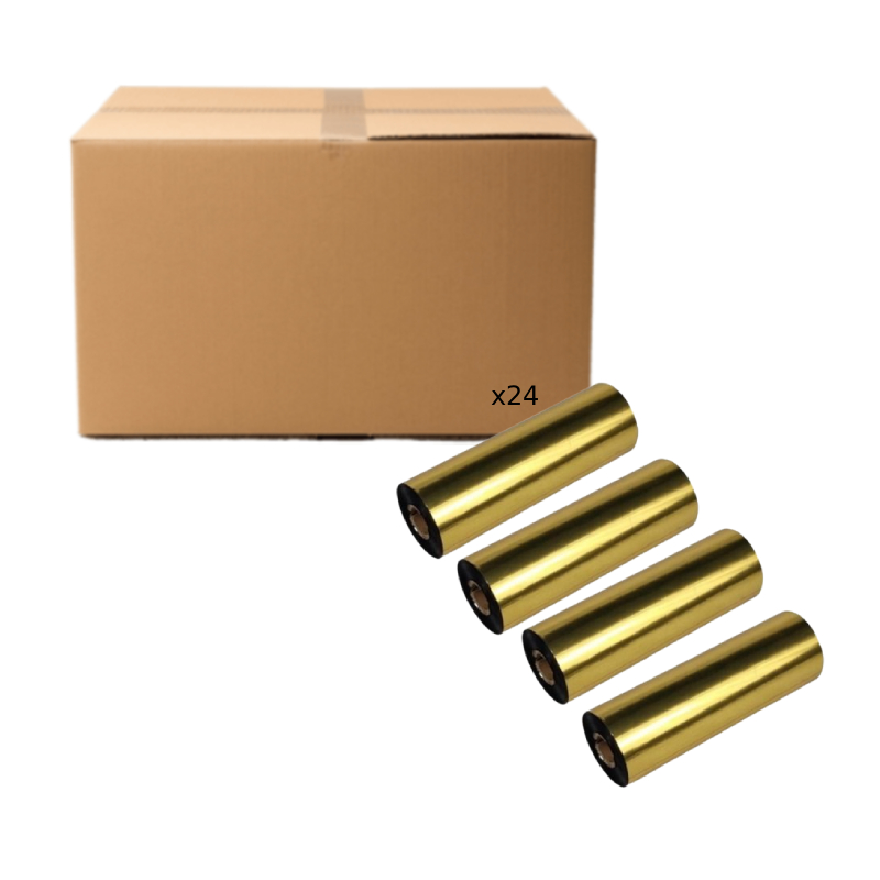 RIBBON MEZCLA 110mm x 74m K115 OUT - 1/2" (con muesca) x24 unidades