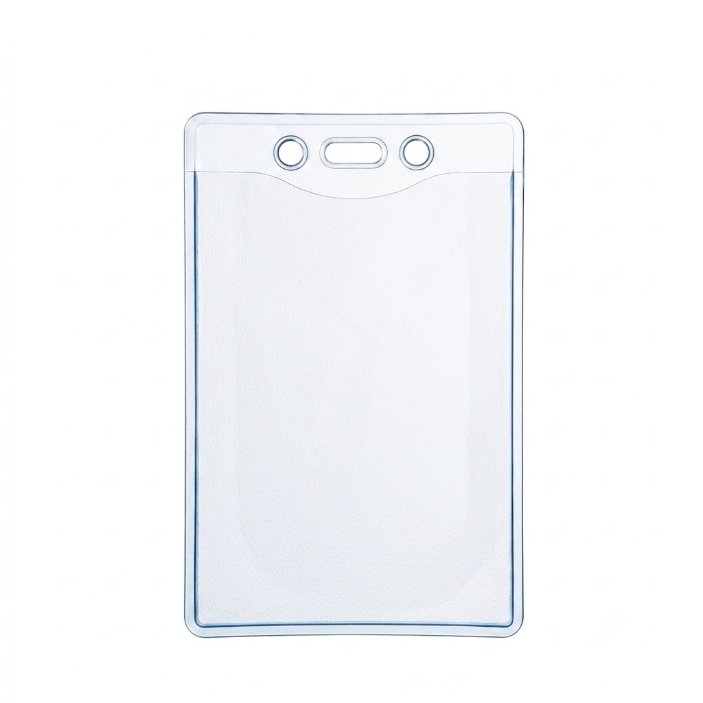 FUNDA VERTICAL TRANSPARENTE PARA TARJETAS 7,5 x 10,5cm
