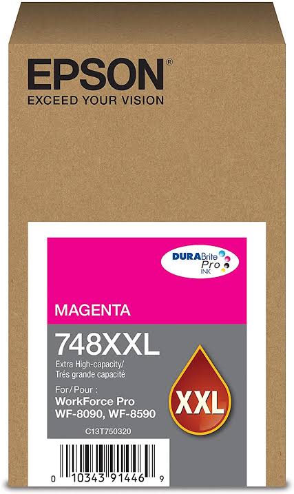 CARTUCHO EPSON T748XXL320 MAGENTA WF-6090/8090/8590/6590