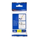 CINTA BROTHER FLEXIBLE TZe-FX231 12mm x 8mts NEGRO/BLANCO