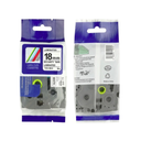 CINTA COM PATIBLE DE SEGURIDAD CTZ2-SE4 18mm x 8m NEGRO/BLANCO