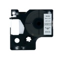CINTA COMPATIBLE DM1 40913 9mm x 7m Negro/Blanco