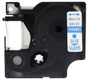 CINTA COMPATIBLE DM1 45801 19mm x 7m Azul/Transparente