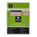 CINTA COMPATIBLE DM1 45802 19mm x 7m Rojo/Transparente