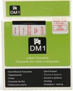 CINTA COMPATIBLE DM1 53712 24mm x 7m Rojo/Transparente