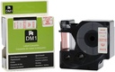 CINTA COMPATIBLE DM1 53715 24mm x 7m Rojo/Blanco