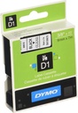 CINTA DYMO D1 40910 9mm x 7m NEGRO/TRANSPARENTE