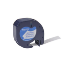 Cinta Plástica Compatible CLT 91331 12mm x 4m Negro/Blanco