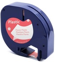Cinta Plástica Compatible CLT91333FW 12mmX4m Negro/Flores