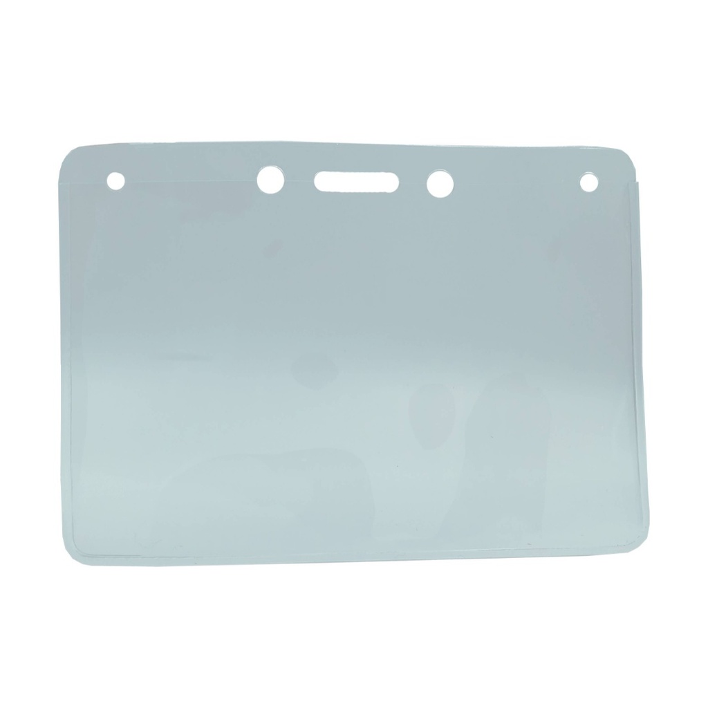 FUNDA HORIZONTAL TRANSPARENTE PARA TARJETAS CR-80