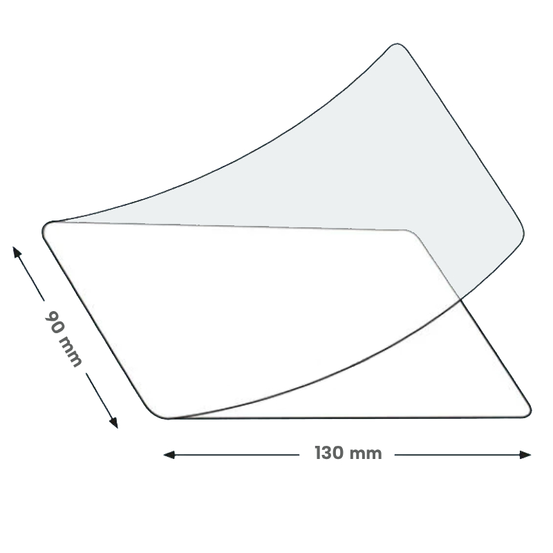 POUCH 90x130mm 150mic x100 unidades