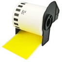 ROLLO ETIQUETAS COMPATIBLE CDK-22606 62mm x 15,2m AMARILLO