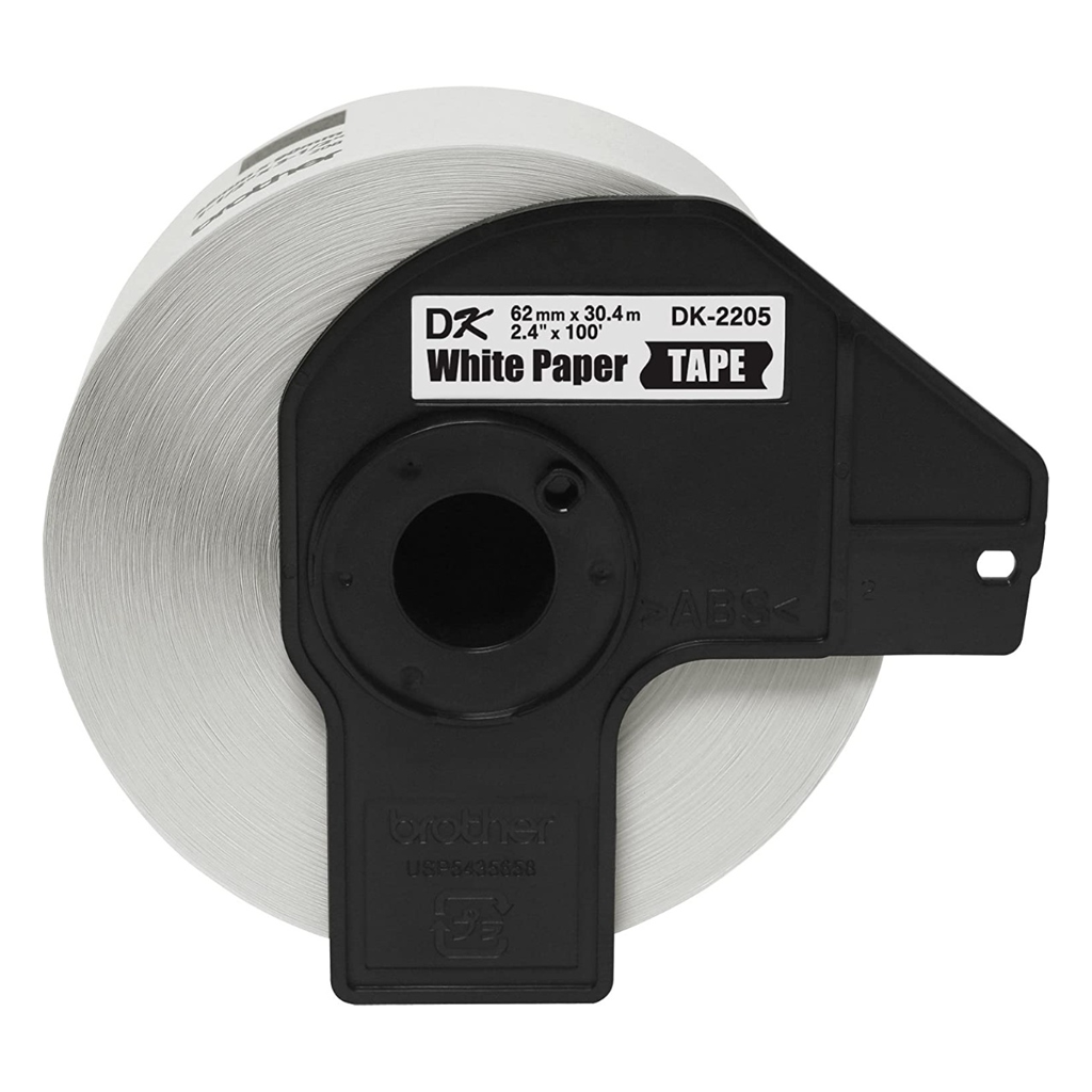 ROLLO ETIQUETAS CONTINUO BROTHER DK-2205 62mm x 30,48mts