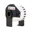 ROLLO ETIQUETAS CONTINUO BROTHER DK-2251 62mmx15m NEGRO/ROJO