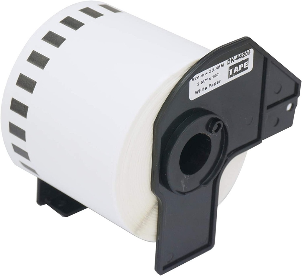 ROLLO ETIQUETAS CONTINUO COMPATIBLE CDK-44205 (REMOVIBLE)