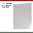 TAPA UNIBIND CRYSTAL A4 VERTICAL - SCORED