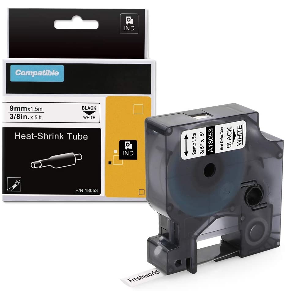 TERMOCONTRAIBLE COMPATIBLE RHINO 18053 9mmX1,5m N/B
