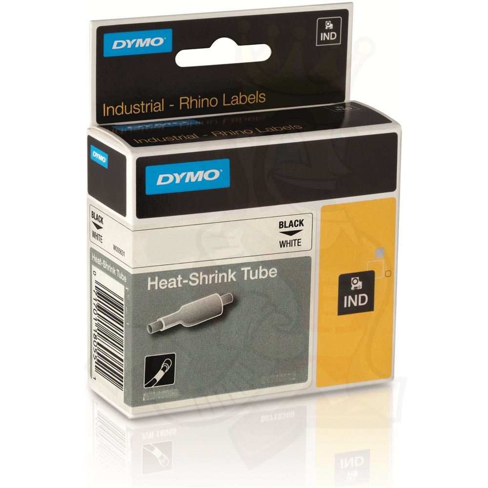 TERMOCONTRAIBLE RHINO 18055 12mmX1,5m Negro/Blanco