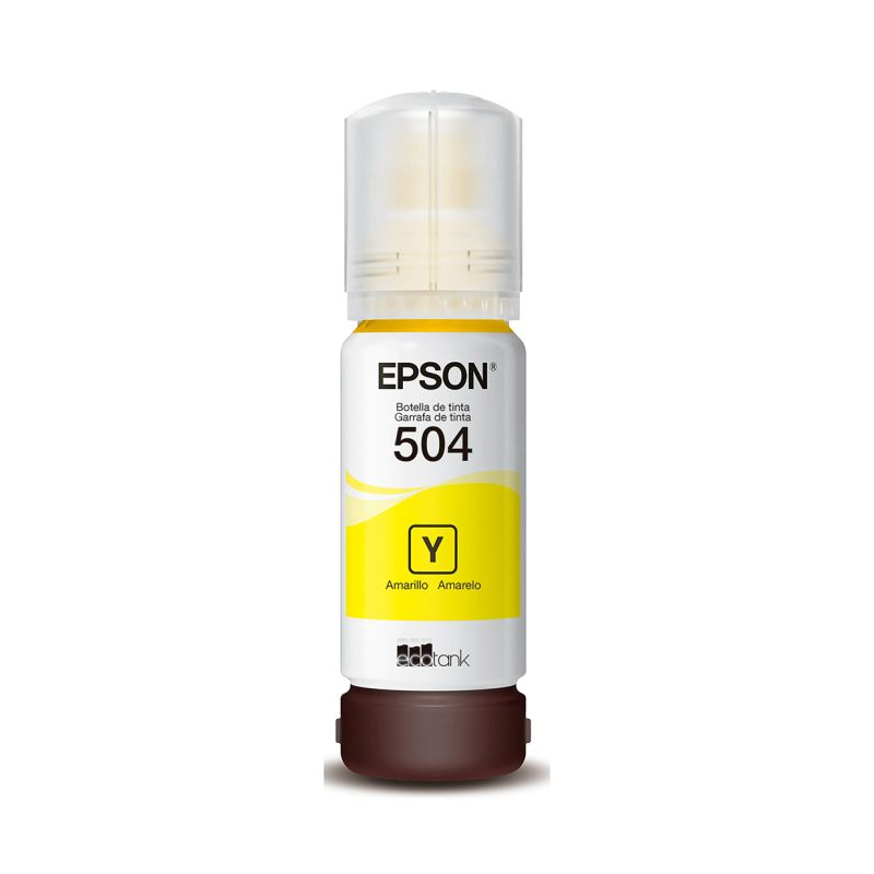 TINTA EPSON 504 AMARILLO PARA SISTEMA CONTINUO ECOTANK