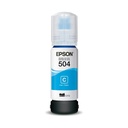 TINTA EPSON 504 CIAN PARA SISTEMA CONTINUO ECOTANK