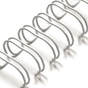 ESPIRAL DOBLE ALAMBRE 25,4mm (1"- PASO 2:1) - Pack x50
