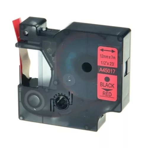 [70014DM145017] CINTA COMPATIBLE DM1 45017 12mm x 7m Negro/Rojo