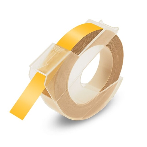 [DYCA520108] CINTA RELIEVE COMPATIBLE DYMO ORGANIZER EXPRESS B/AMARILLO