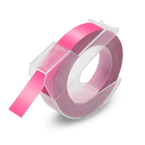 [DYCA520105] CINTA RELIEVE COMPATIBLE DYMO ORGANIZER EXPRESS B/ROSADO