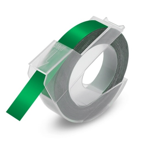 [DYCA520103] CINTA RELIEVE COMPATIBLE DYMO ORGANIZER EXPRESS B/VERDE