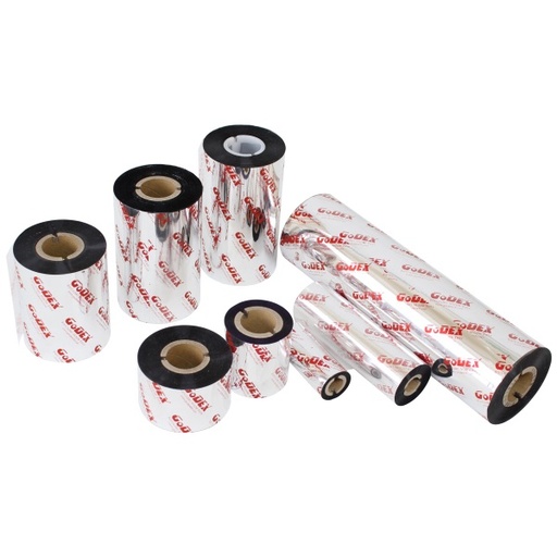 [GDXGR4017] RIBBON GoDEX DE RESINA 110mm x 450m x 25,4mm - NEGRO