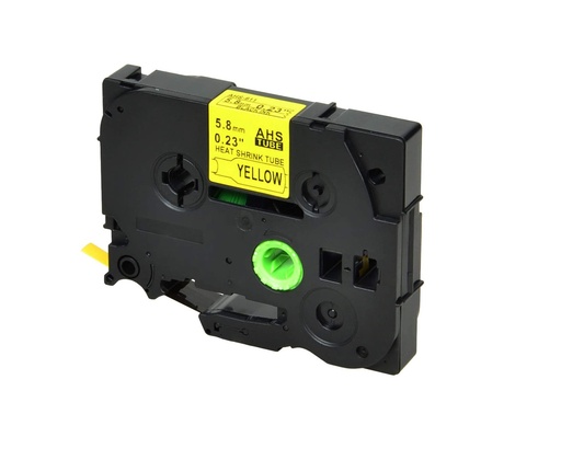 [700122CTZHSE611] TERMOCONTRAIBLE COMPATIBLE HSE611 6mm x1,5m Negro/Amarillo