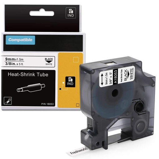 [70013C18053] TERMOCONTRAIBLE COMPATIBLE RHINO 18053 9mmX1,5m N/B