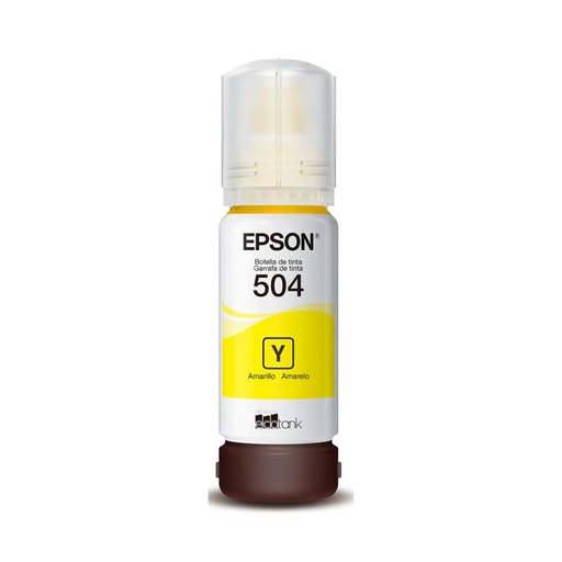 [T504420] TINTA EPSON 504 AMARILLO PARA SISTEMA CONTINUO ECOTANK